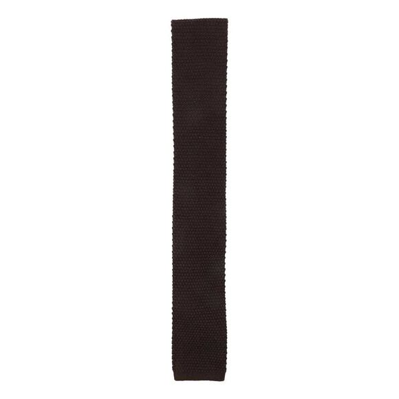 Boss Mens Knitted Tie / Brown